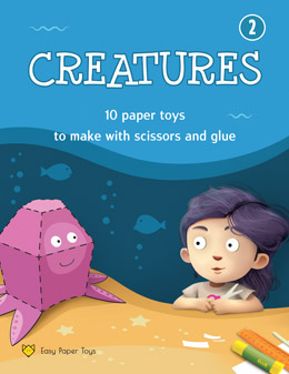 Papercraft Creatures. Set 2