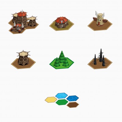 Orcs Camp Set