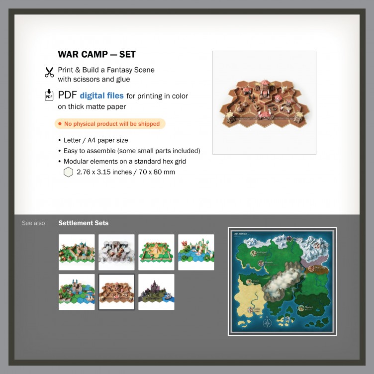War Camp – Orc Settlement Set War Camp – Orc Settlement Set