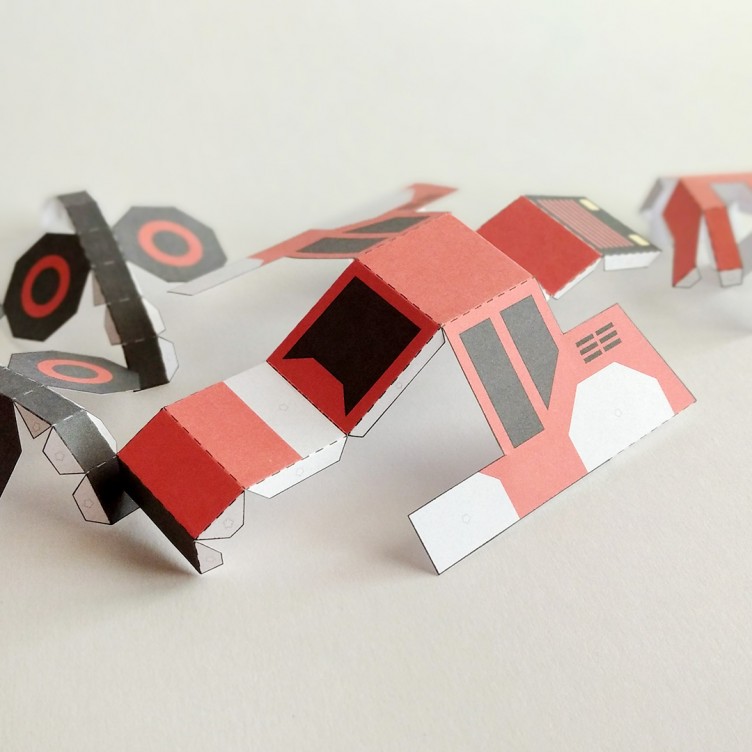 LOADER Paper Toy. SVG