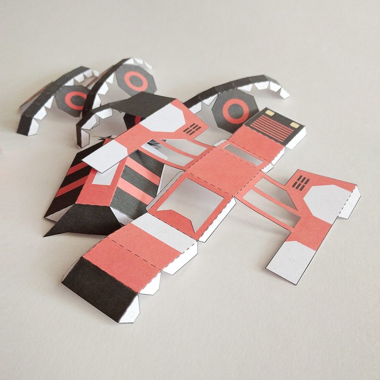 LOADER Paper Toy. SVG