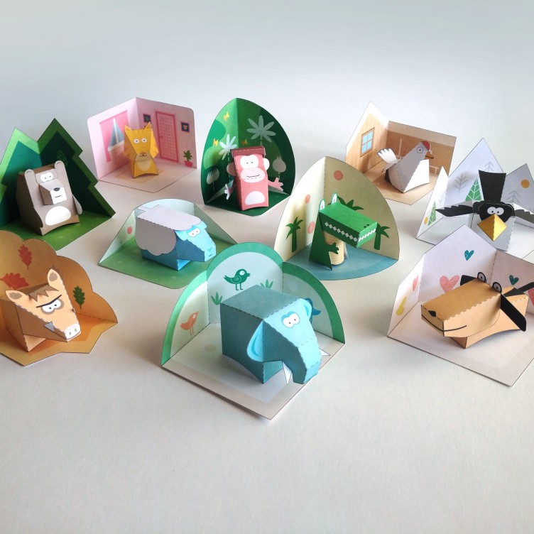CREATURES Paper Toys