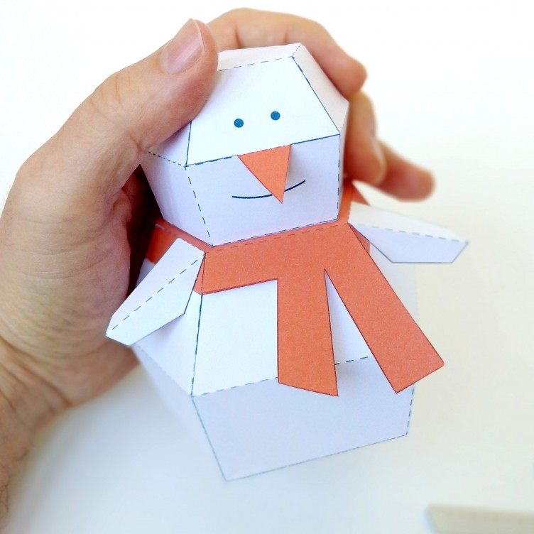 SNOWMAN Paper Toy