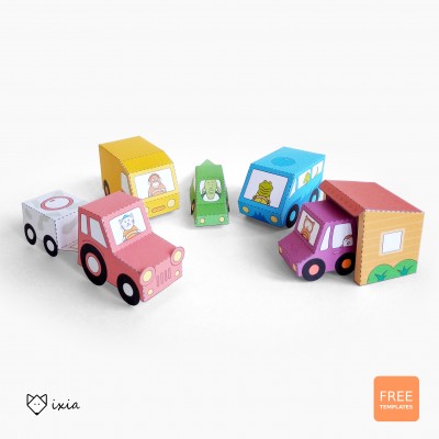 ROAD. Paper toys