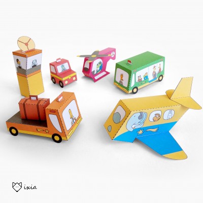 AIRPORT. Paper Toys