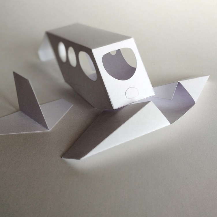 PLANE Paper Box