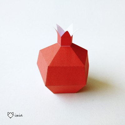 POMEGRANATE Paper Toy