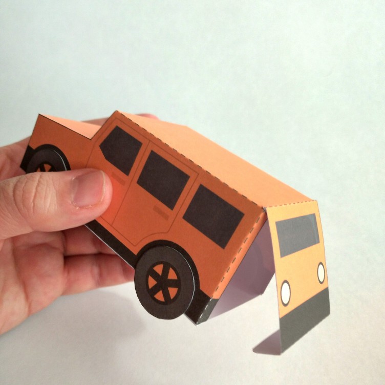 CAR Type B. Paper Toy / Gift Box