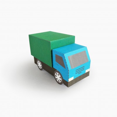 TRUCK Type A. Paper Toy / Gift Box