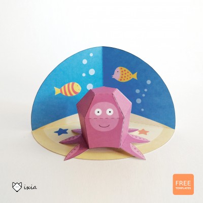 OCTOPUS Paper Toy